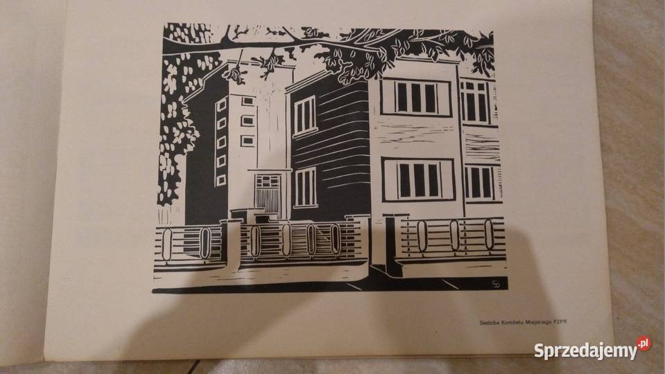 PRL Zduńska Wola grafika album lata 70 Sieradz