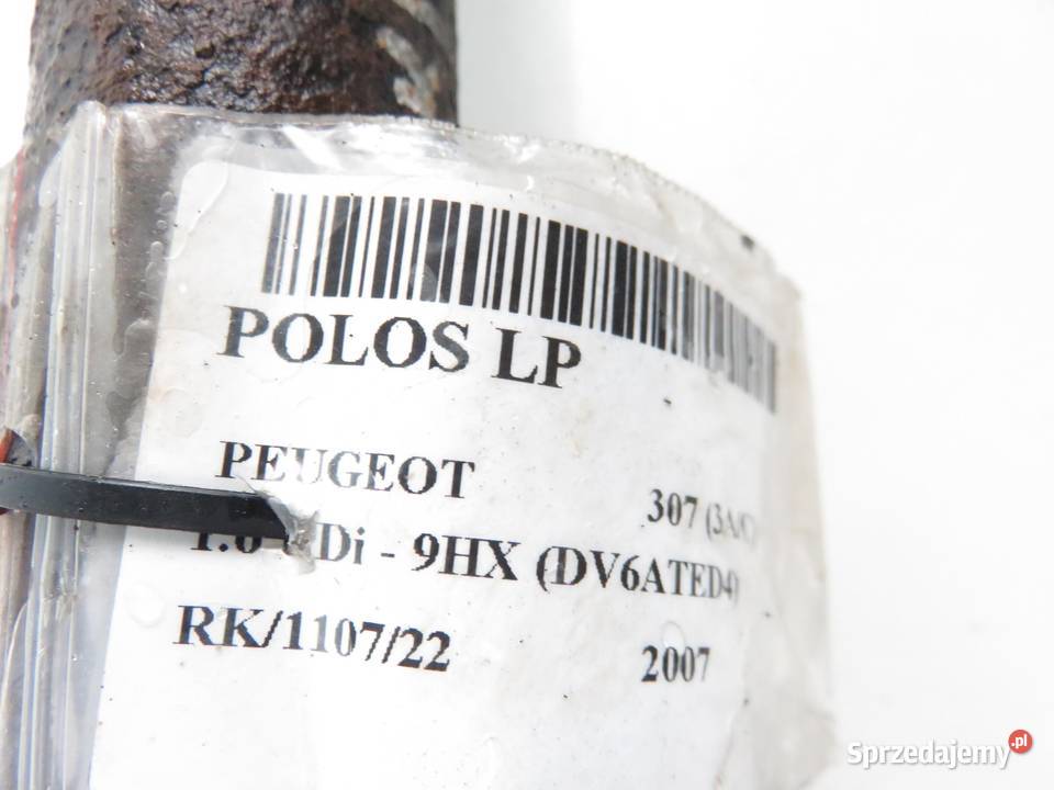 PÓŁOŚ LEWA PRZEDNIA PEUGEOT 307 16 HDi osobowe sprzedam