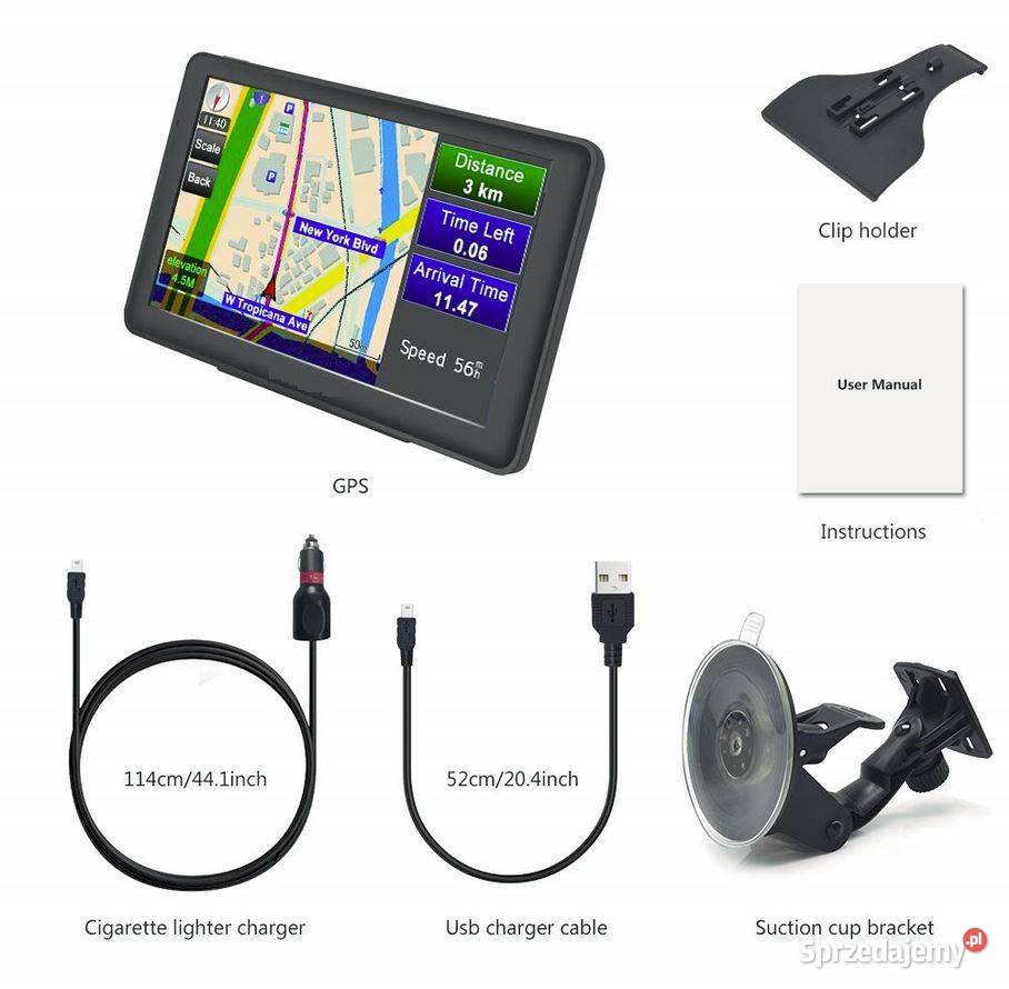 GPS Navigation 7 cal mapy Igo Primo Truck Q2 kujawsko-pomorskie Bydgoszcz