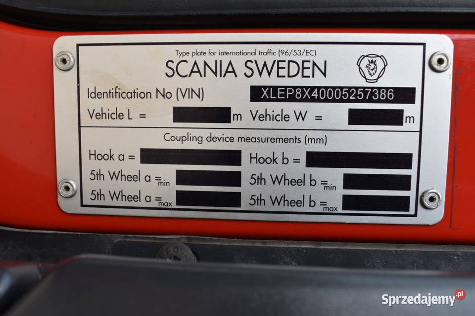 Scania dzwig samochodowy Liebherr Warszawa