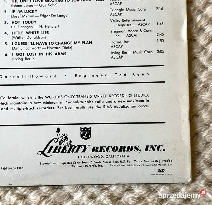 Julie London Julie Is Her Name Volume II Szczecin sprzedam