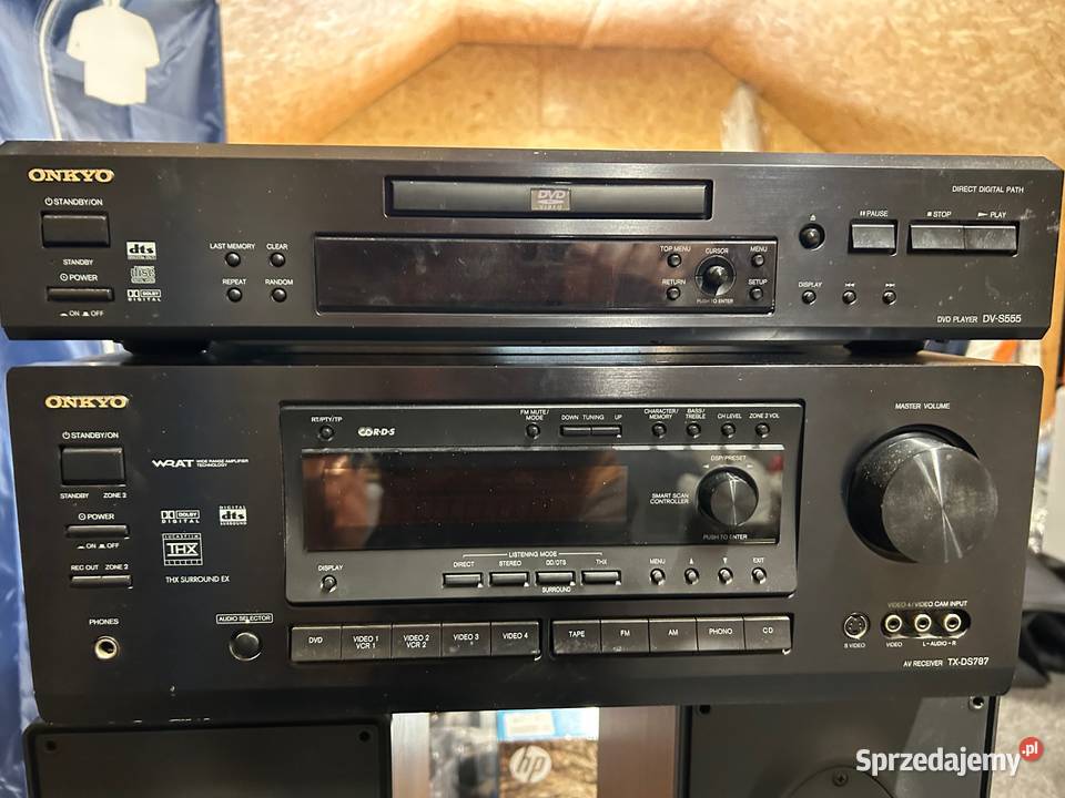 Amplituner Onkyo TXDS 787 DVD DVS 555 zestwy