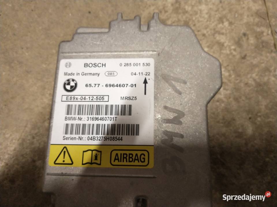 Moduł sensor airbag poduszek BMW E87 E90 E91 Nowy Sącz