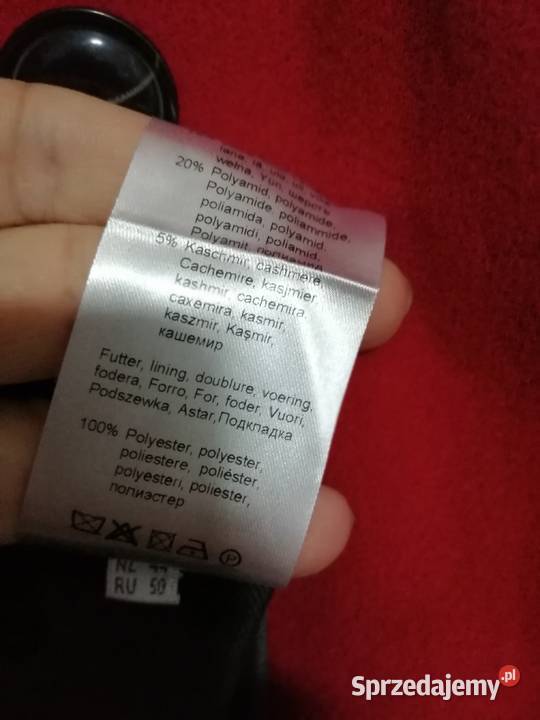 Fuchs Schmitt Płaszcz wełnakaszmir Balli Italy Rozmiar 44(XXL) Zgorzelec sprzedam