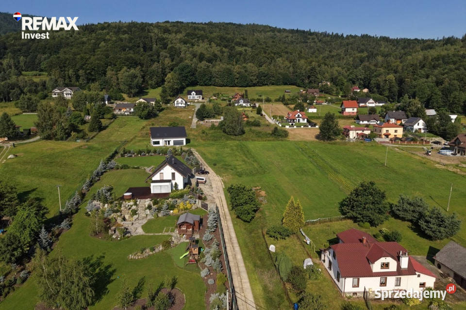 Działka z panoramą Beskidów S1 i Szczyrku utwardzona śląskie sprzedam
