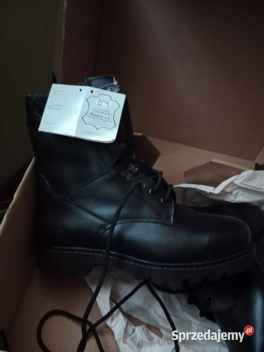 Buty męskie czarne wojskowe nowe Warszawa sprzedam