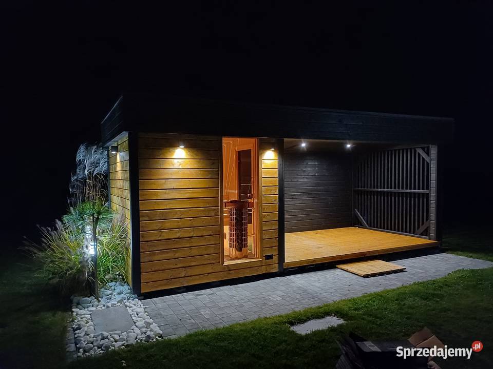 Sauna Ogrodowa izolowana z dużym Tarasem mazowieckie Płock