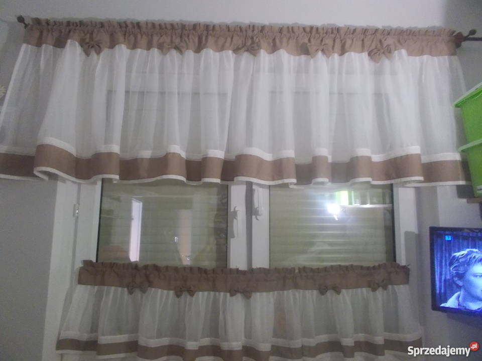komplet zasłony lambrekin sprzedam