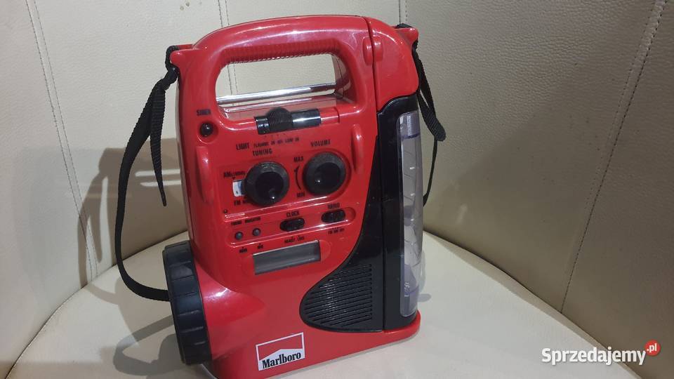 Latarka lampa z radiem zegarek Marlboro Big Sky Pozostałe Lublin