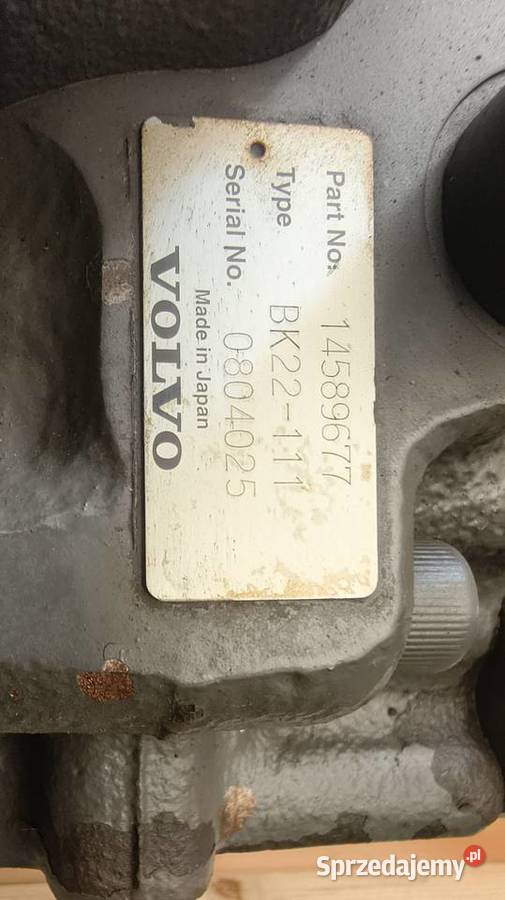 Rozdzielacz hydrauliczny VOLVO Ec140cl BK22111 świętokrzyskie Staszów sprzedam