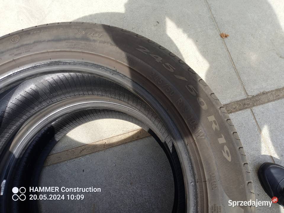 Opony letnie 24550r19 Pirelli 25550r19