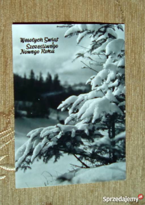 WESOŁYCH ŚWIĄT I SZCZĘŚLIWEGO NOWEGO ROKU FOT Pocztówki i karty telefoniczne Piszczac