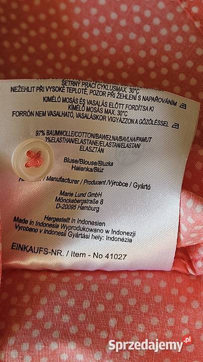 Nowa koszula Marie Lund Copenhagen rozmiar 40 L Moda i Styl lubelskie Lublin