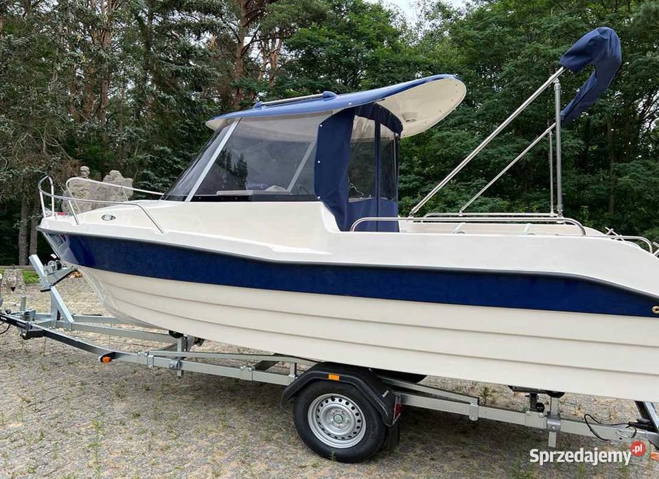 ŁÓDZ MOTOROWA Z KABINĄ PILOTHOUSE 540 PRZYCZEPA Zielona Góra