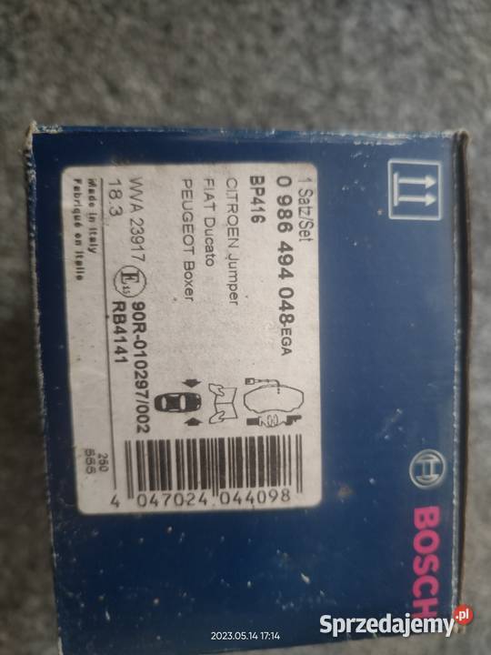 Klocki hamulcowe Bosch Wrocław