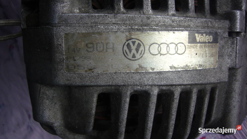 Alternator ValeoAudiVW Części montażowe Sarnaki
