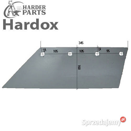 Lemiesz 300hektarów HARDOX 18105L części do Suwałki