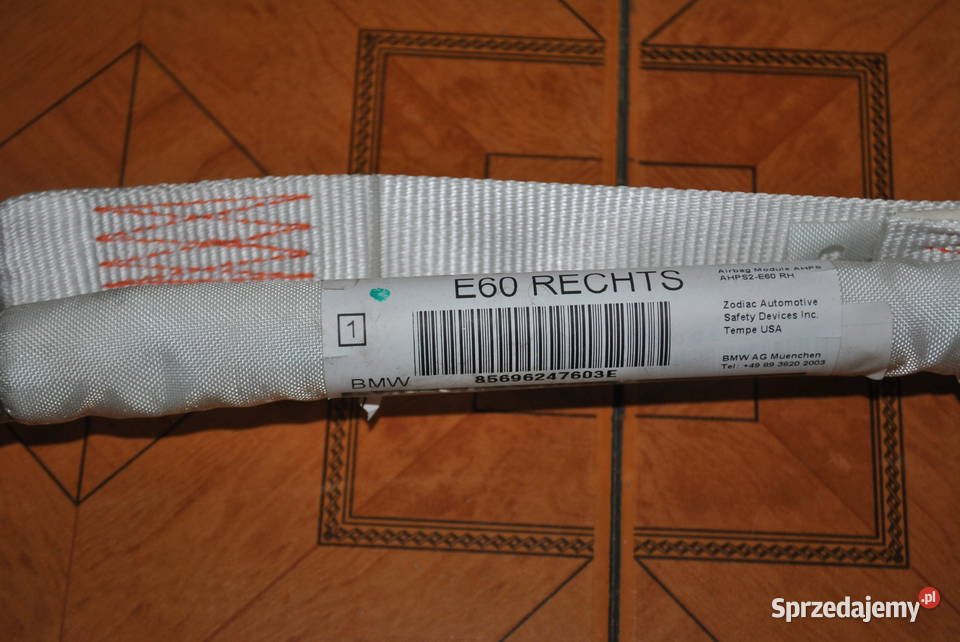 Kurtynaairbagprawastrona BMW E60 E60 LCI