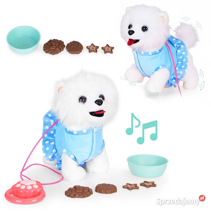 Interaktywny piesek na smyczy chodzi i merda Smogorzów