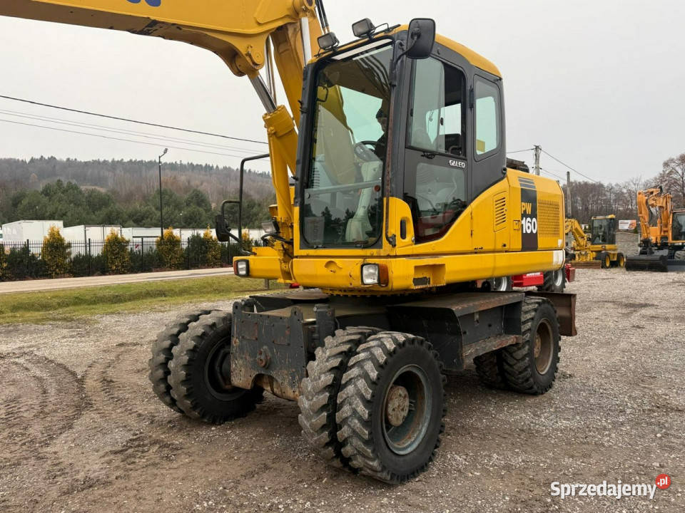 kołowa Komatsu PW1607H Szybko Złącze Sprawna Rok produkcji 2007 Widełki