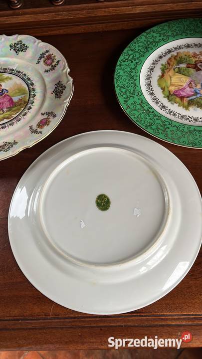 Patera Syg PP Ze sceną Miłości wiedeńskiej 125 Porcelana i szkło Gdańsk