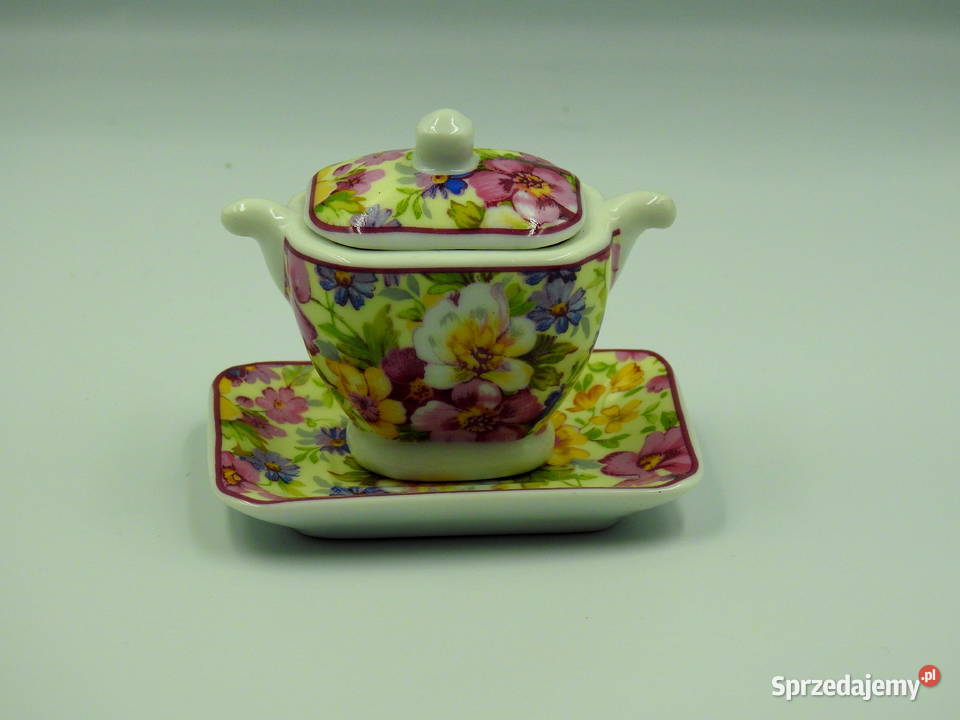 Porcelain Art mini waza miniaturka z porcelany -sygnowana