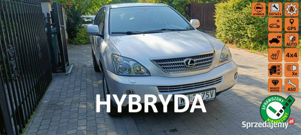 Lexus RX 400h Prsident 4x4 hybrydaskóra szary sprzedam