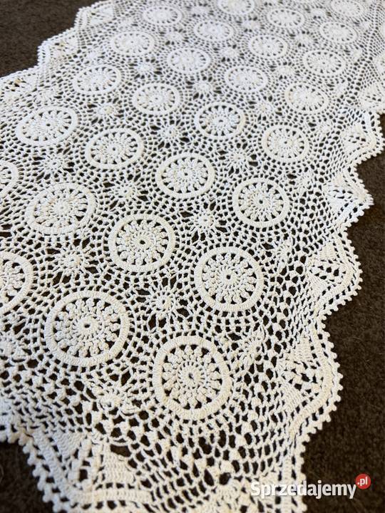 Bieżnik szydełkowy ręcznie robiony inny kolor śląskie Zabrze