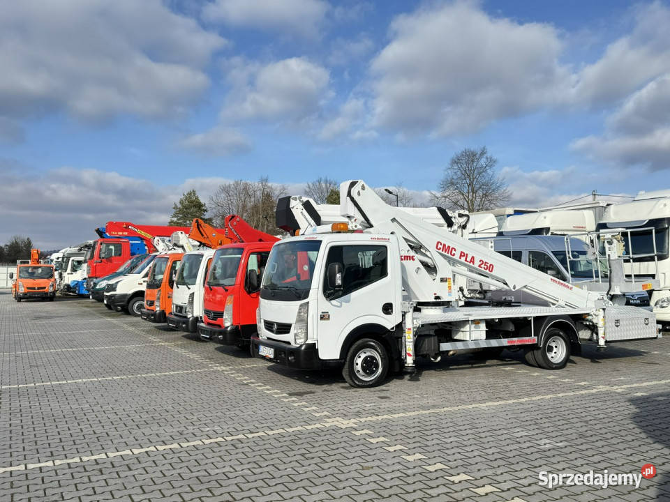 Renault Maxity Podnośnik Koszowy 25m CMC PLA 250 nieuszkodzony Samochody dostawcze