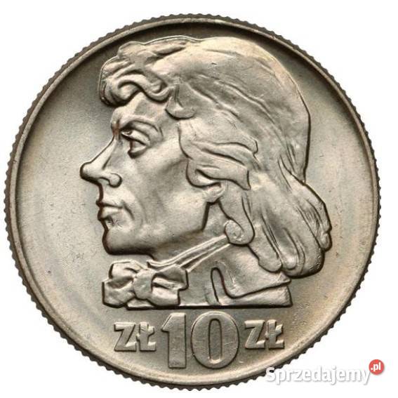 moneta Polska 10 złotych 1966 Warszawa