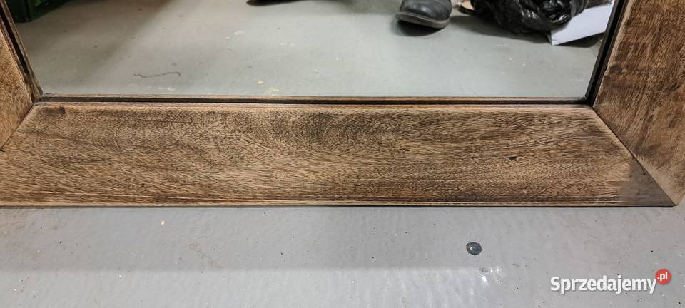 Lustro w starej drewnianej ramie mazowieckie Warszawa