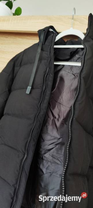 Kurtka męska zimowa czarna z kapturem małopolskie Myślenice