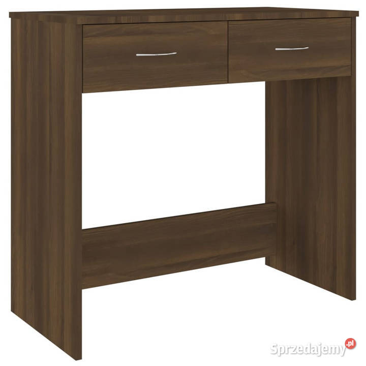 Biurko brązowy dąb 80x40x75 materiał Warszawa