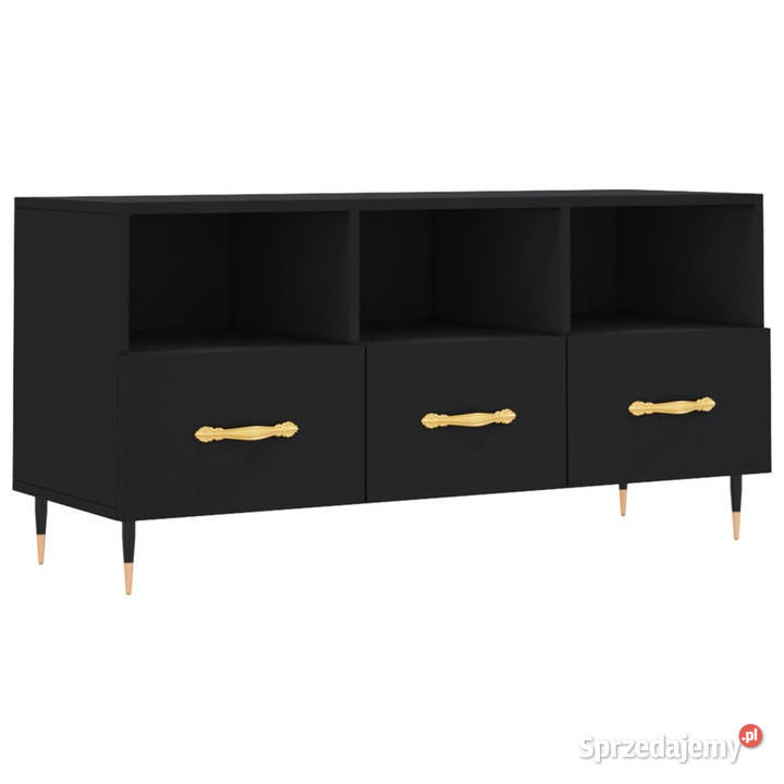 Szafka pod TV czarna 102x36x50 materiał Warszawa sprzedam