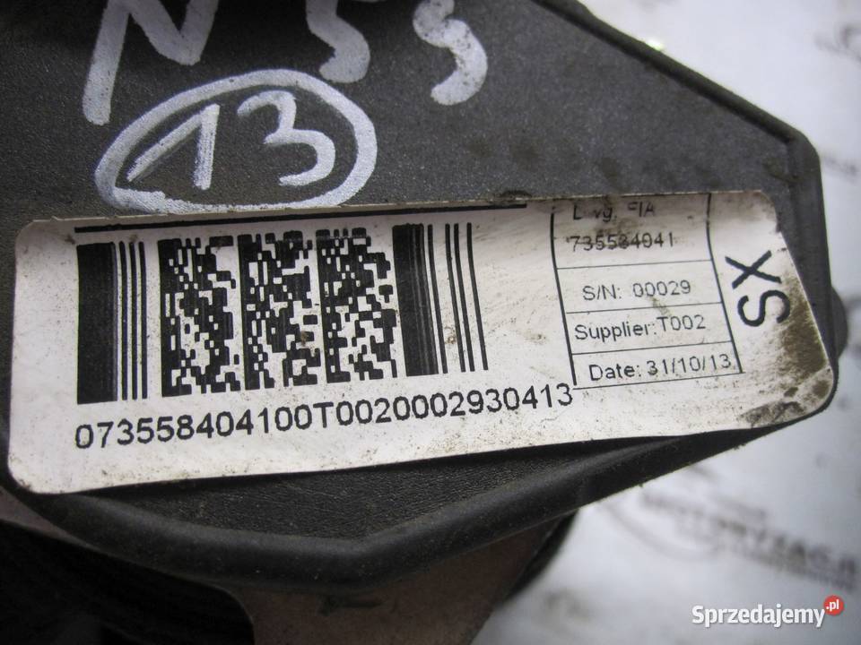 FIAT DOBLO II 13r pas bezpieczeństwa lewy przód Kielce