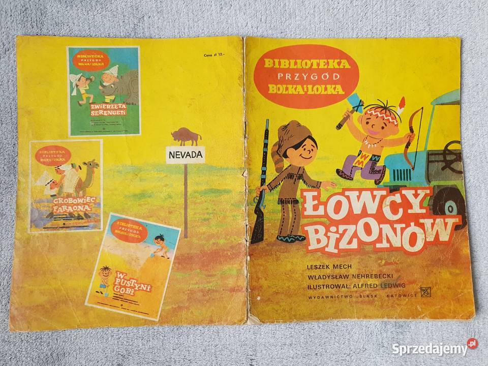 Biblioteka Przygód Bolka i Lolka komiks z 1975 pomorskie