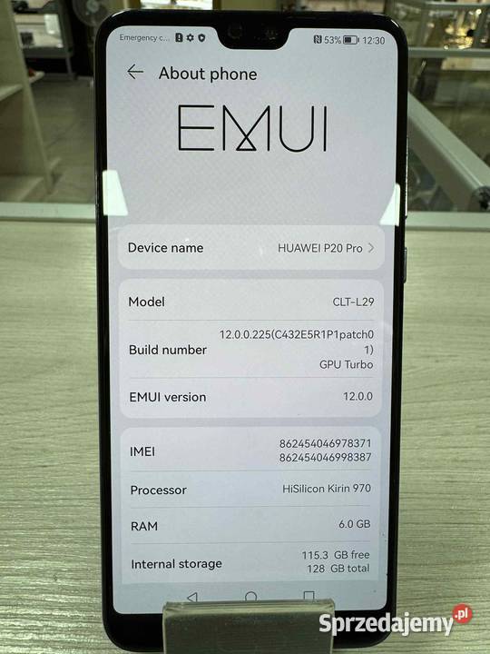 Smartfon Huawei P20 Pro 6 GB 128 GB Elbląg