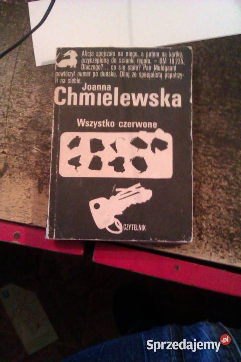 Chmielewska Wszystko czerwone książki Warszawa