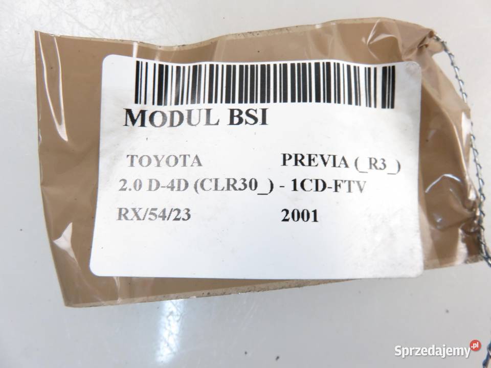 BSI TOYOTA PREVIA R3 20 D4D 8922128040 Skrzynki bezpieczników małopolskie sprzedam