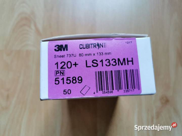 3M Wielootworowe arkusze ścierne 80 x 133 120