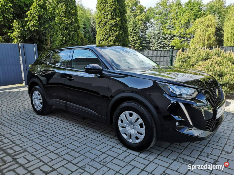 Peugeot 2008 15 HDI 110 Klimatr Navi Kamera 360 czarny Strzegom sprzedam