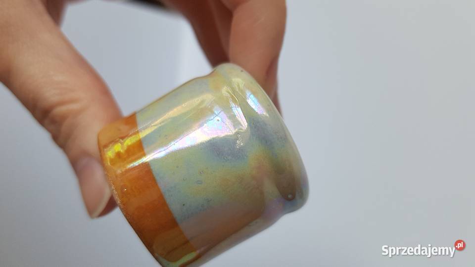 Iryzowana karafka butelka Kozak Połonne śląskie Dąbrowa Górnicza