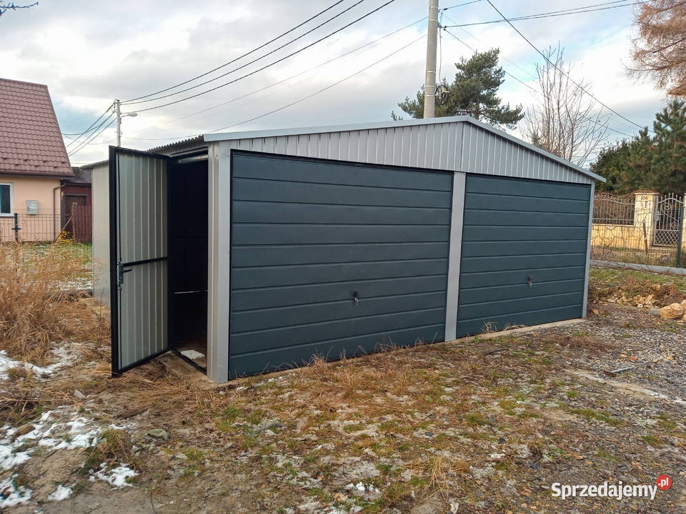 Garaż blaszany 6x55 188zł/m2 Skoczów