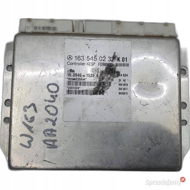 CZUJNIK MODUŁ ESP MERCEDES ML W163 1635450232K wielkopolskie