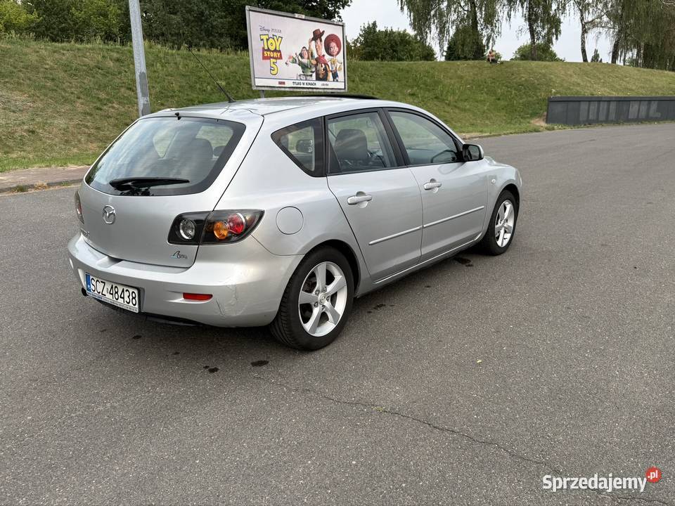Mazda 3 16 benzyna klimatyzacja Rok produkcji 2005 Łódź