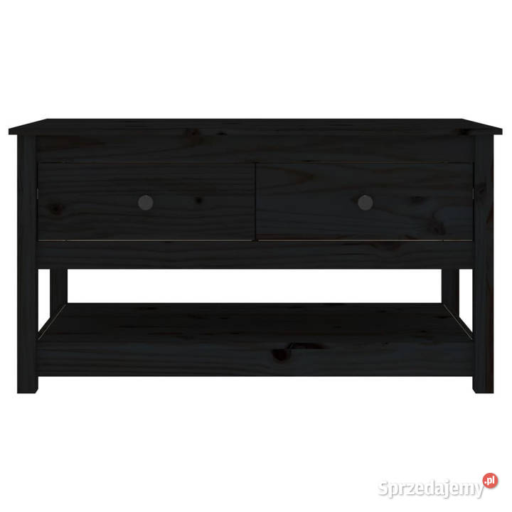 Stolik kawowy czarny 102x49x55 lite drewno Meble Warszawa