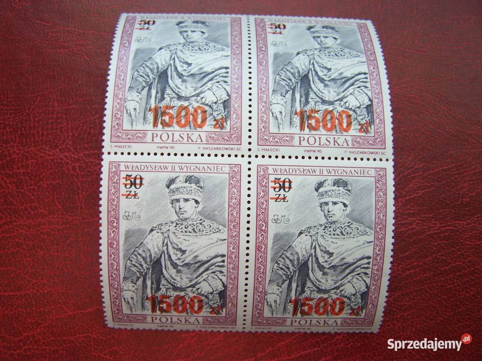 Polska 1990 MNH Poczet Królów Wł Wygnaniec