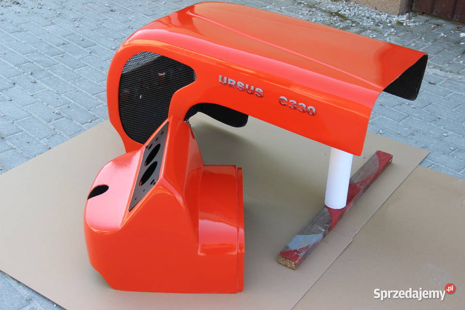 Maska z pulpitem do ciągnika C330 kolor RAL 3020 Rogóźno