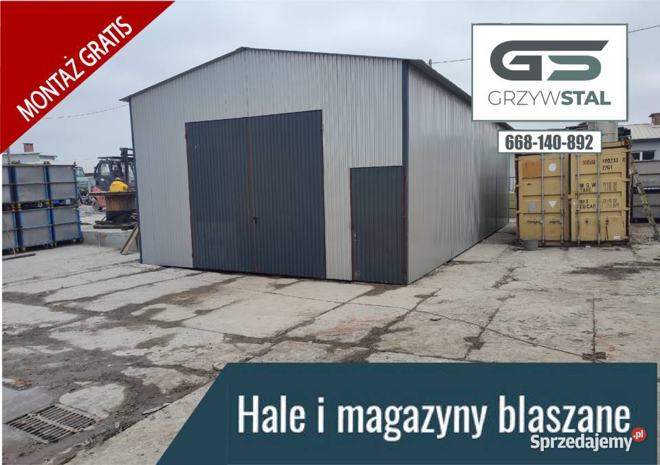 Garaż Blaszany HALA Magazyn na Maszyny Rolniczy Sprzedaż małopolskie Tarnów sprzedam
