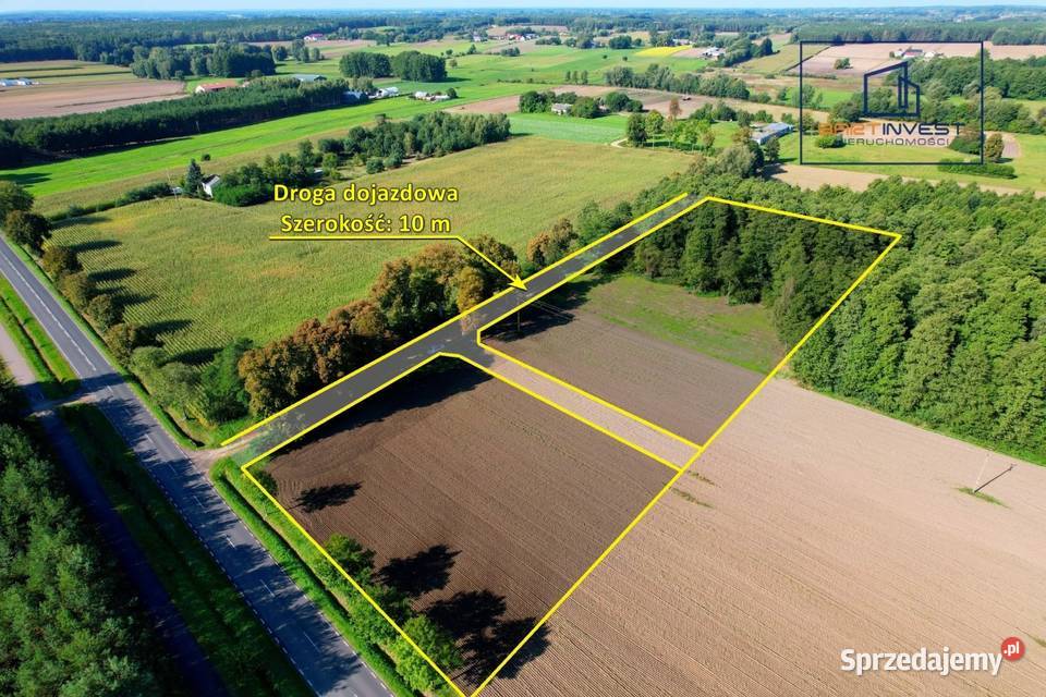 Duża działka budowlana z własnym lasem 7012 m2